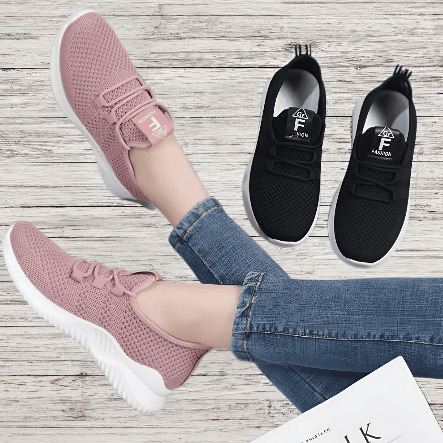 Emma | Stylish breathable women's sneakers with comfortable lining